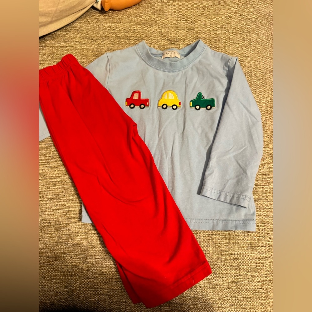 Car Long Sleeve Pants set